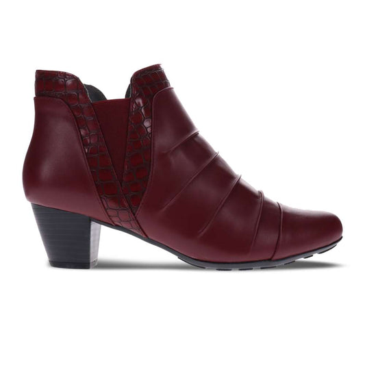 Hayward Ankle Boot - Burgundy