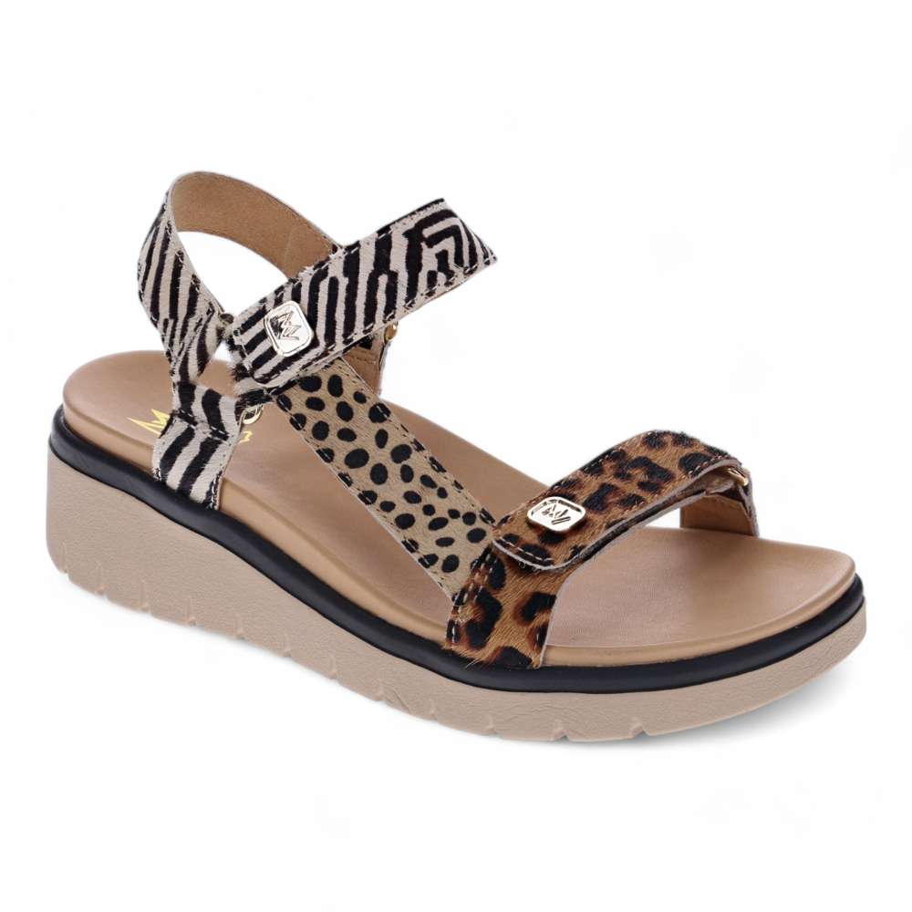 Candice Sandal - Leopard Multi