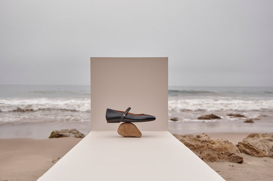 Lifestyle image for Alameda Mary-Jane Flat - Black