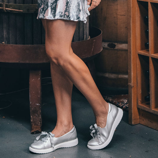 Lifestyle image for Bridgette Slip-On Sneaker - Silver