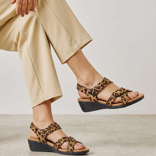 Lifestyle image for Casablanca Wedge - Leopard