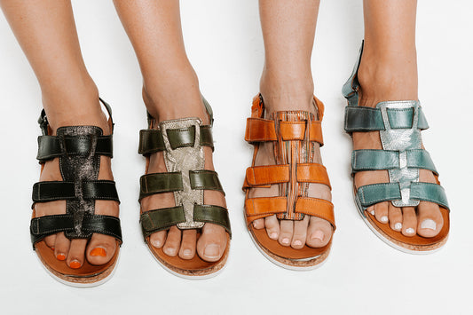 Lifestyle image for Santorini Gladiator Sandal - Mango