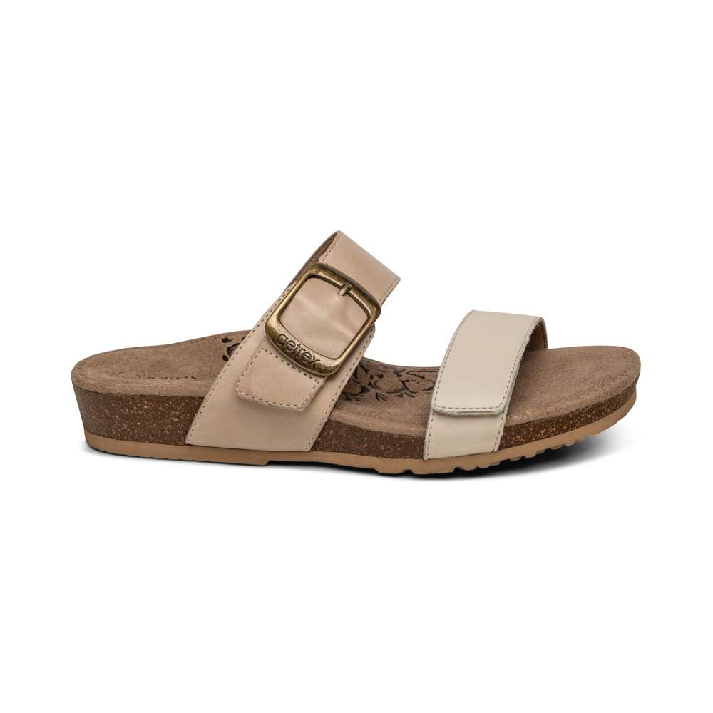Daisy Slide Sandal - Ivory