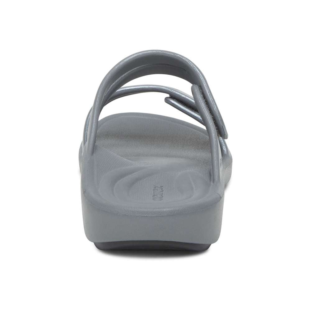 Janey Sport Slide - Grey
