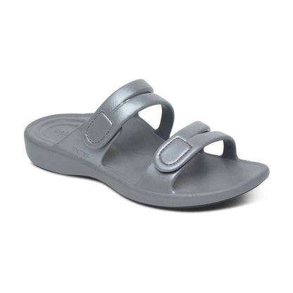 Janey Sport Slide - Grey