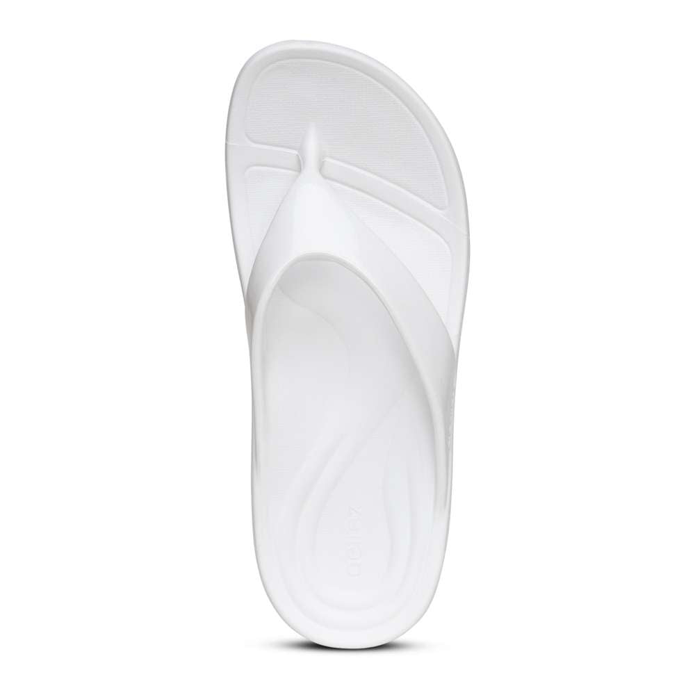 Maui Women's Toe Post Sandal - White