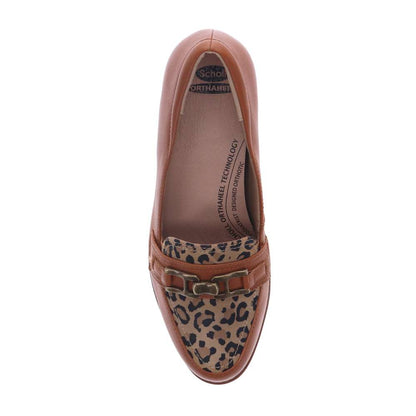 Happy Block Heel - Tan Leopard