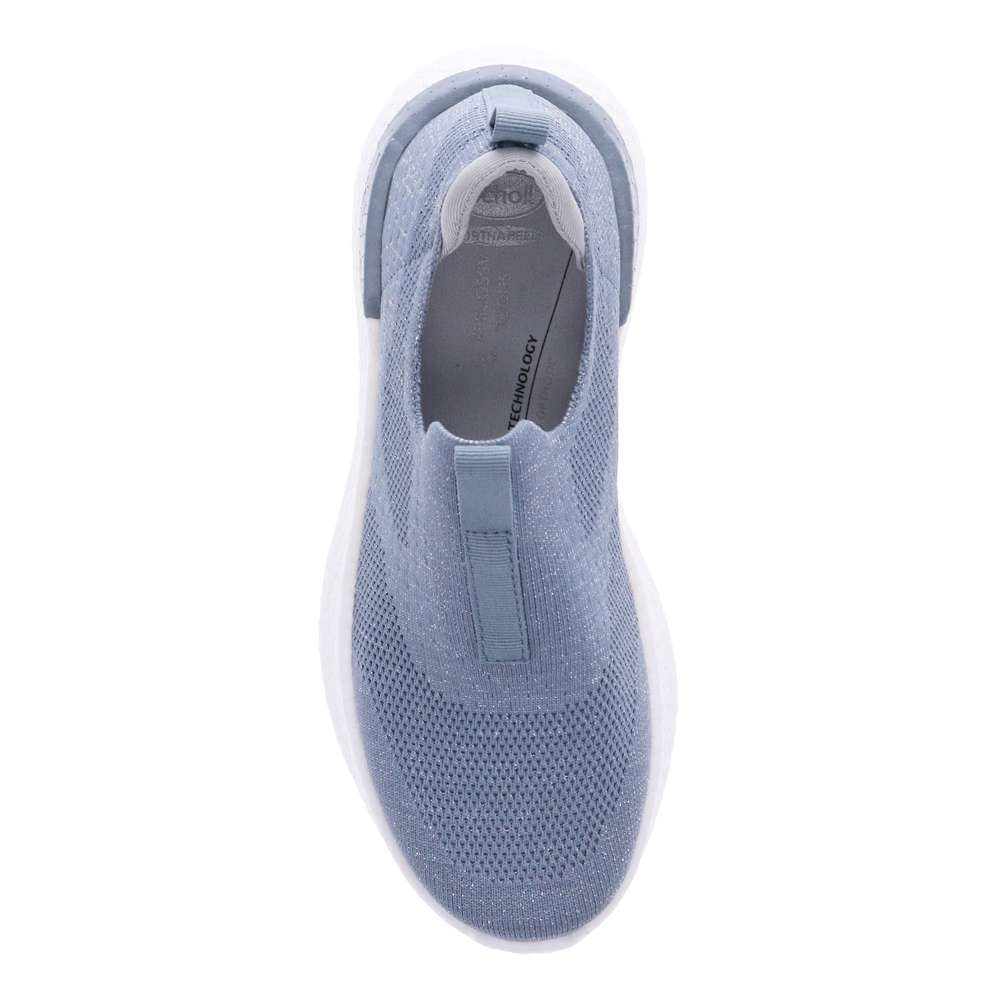 Maggie Slip-On Sneaker - Grey/Silver