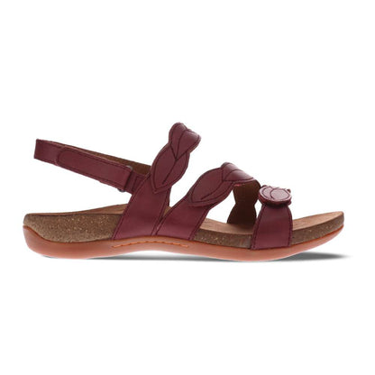 Able Adjustable Sandal - Burgundy