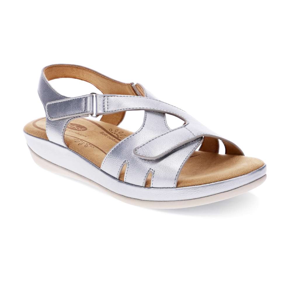 Casey Adjustable Sandal - Silver