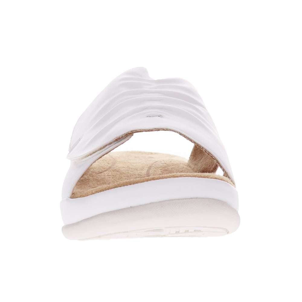 Cora Slide Sandal - White