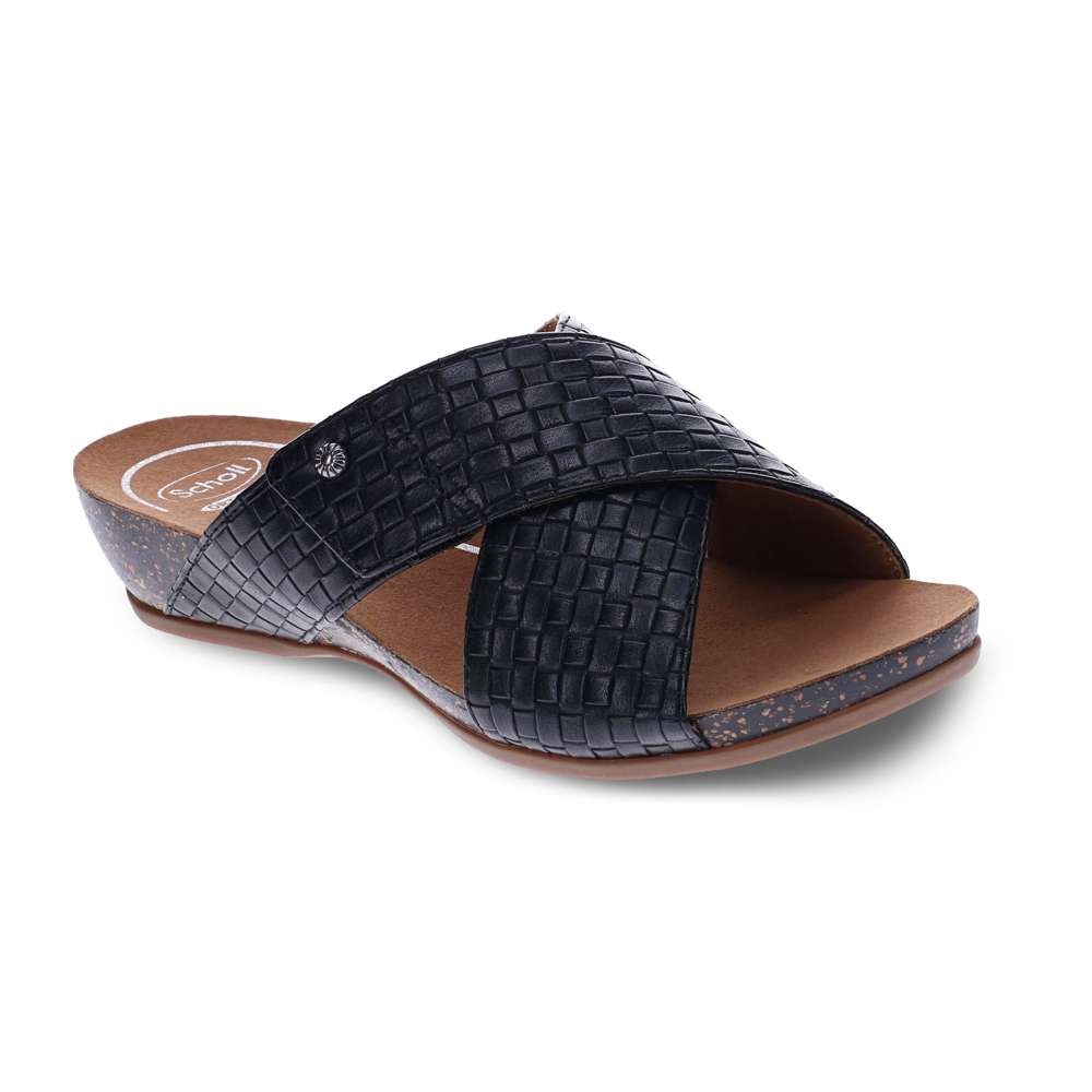 Jean Brick Wedge - Black