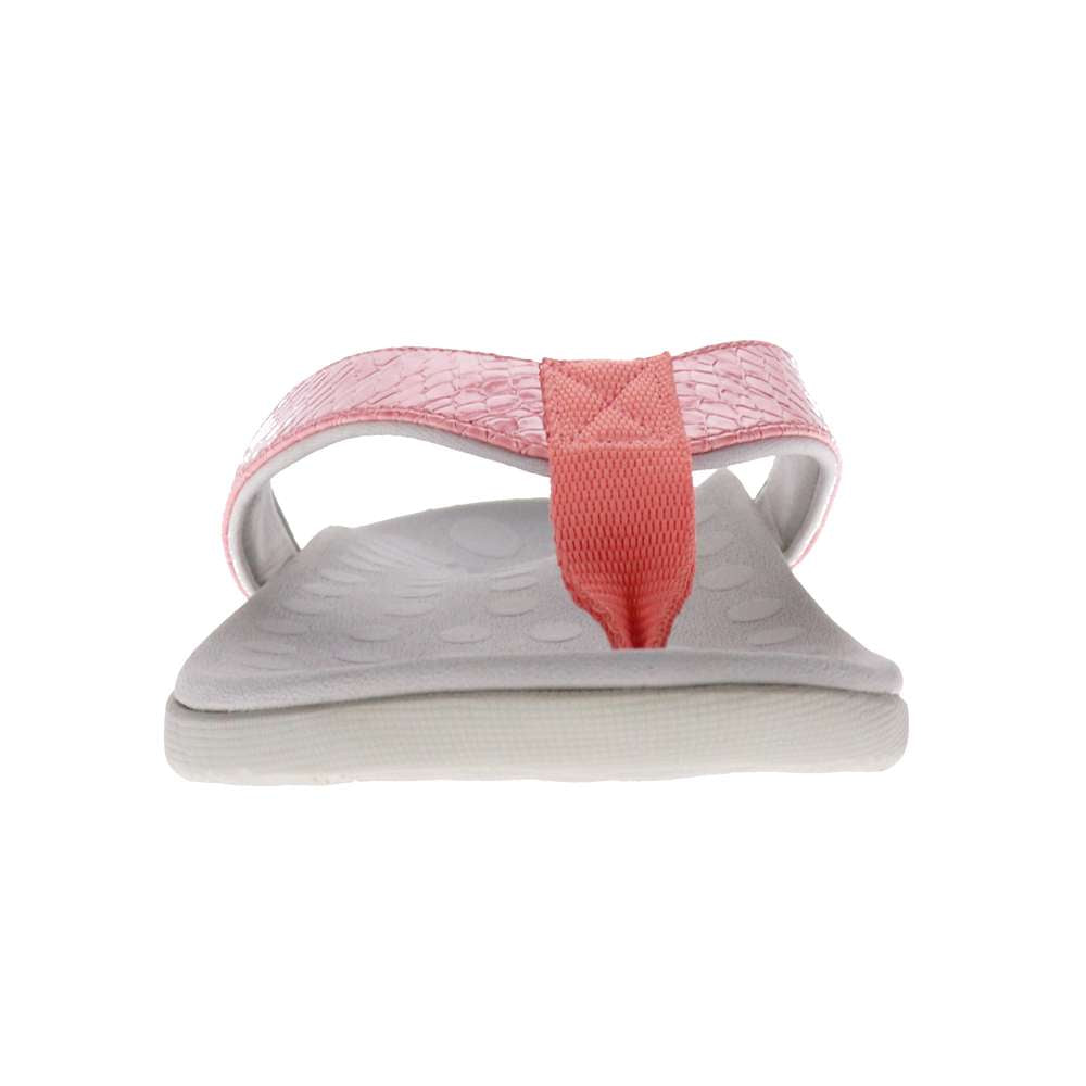 Sonoma Reptile Toe Post Sandal - Coral Reptile