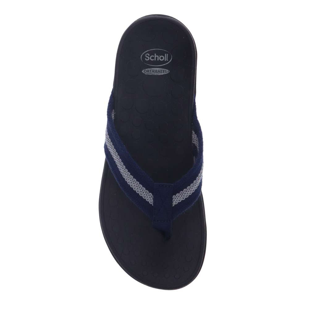 Whack Toe Post Sandal - Navy/Grey