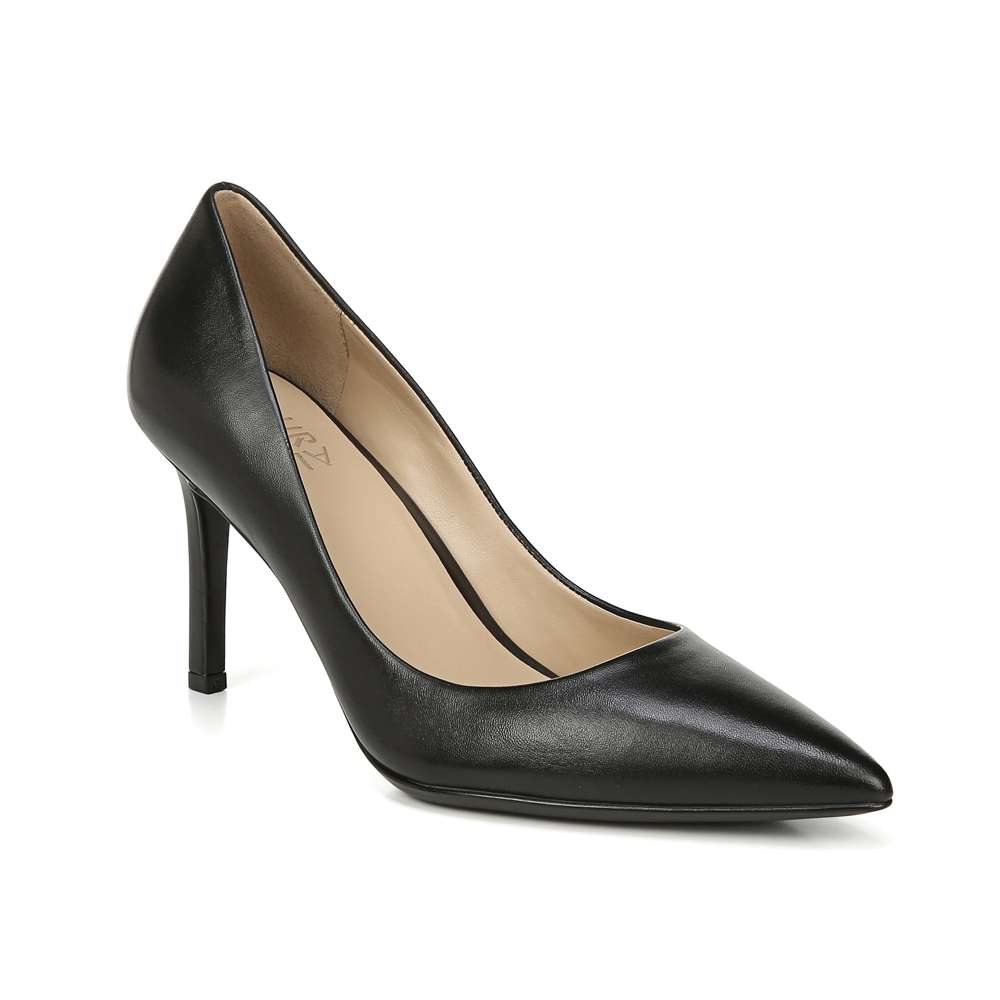 Anna Pump - Black Leather