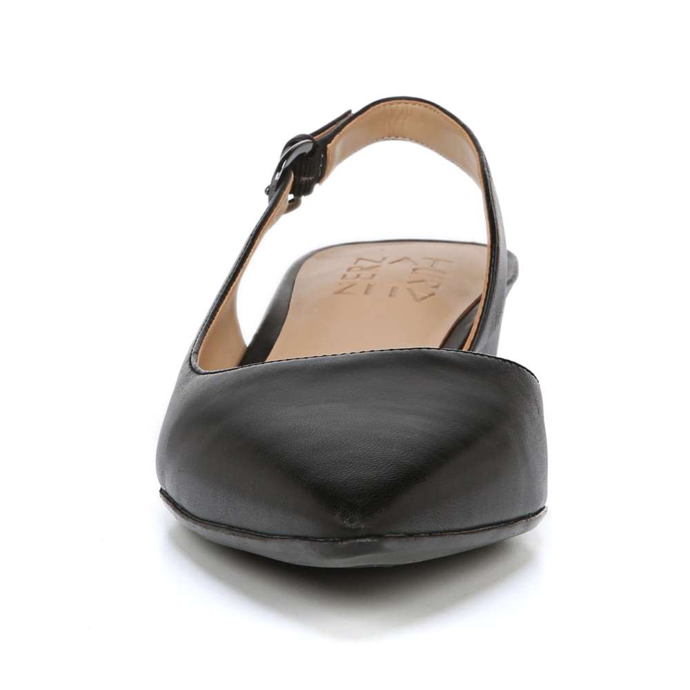 Banks Slingback - Black Leather