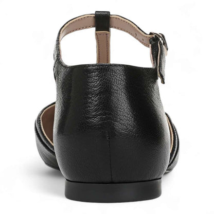 Caresse Mary-Jane Flat - Black