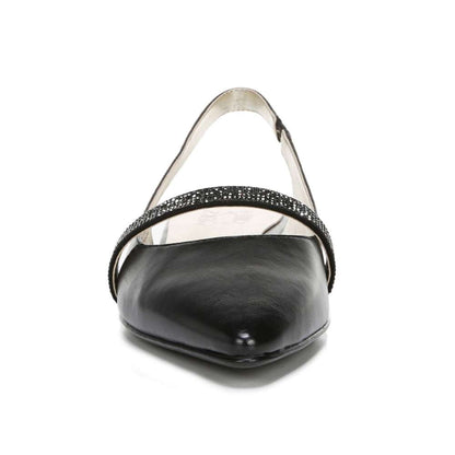 Hally Slingback Flat - Black