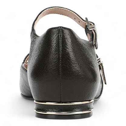Harmony Mary Jane Flat - Black