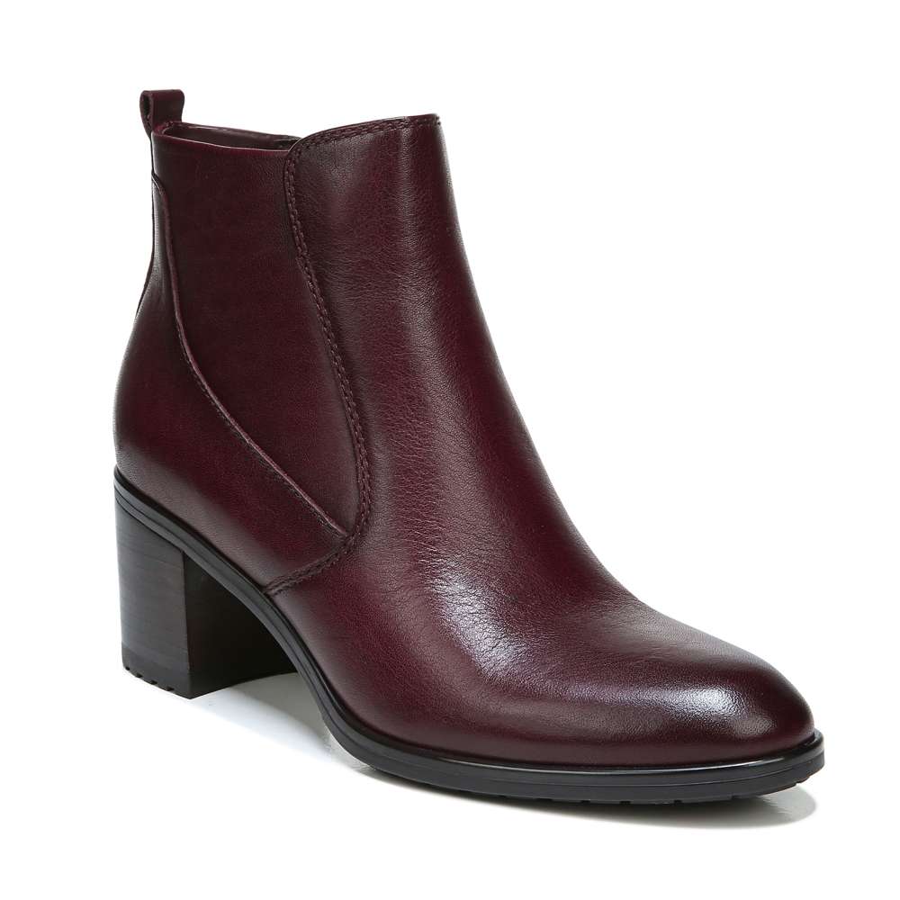Laura Ankle Bootie - Wine