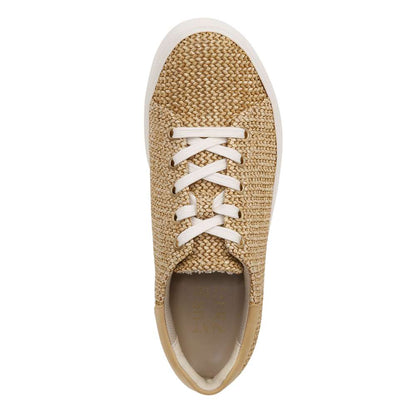 Morrison 2.0 Lace Up Sneaker - Tan Raffia Fabric