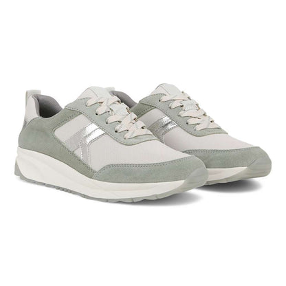 Shay Jogger Lace Up Sneaker - White/Green