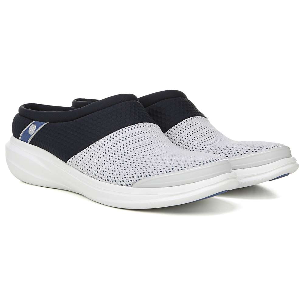 Carefree Slip-On - Light Grey/Blue
