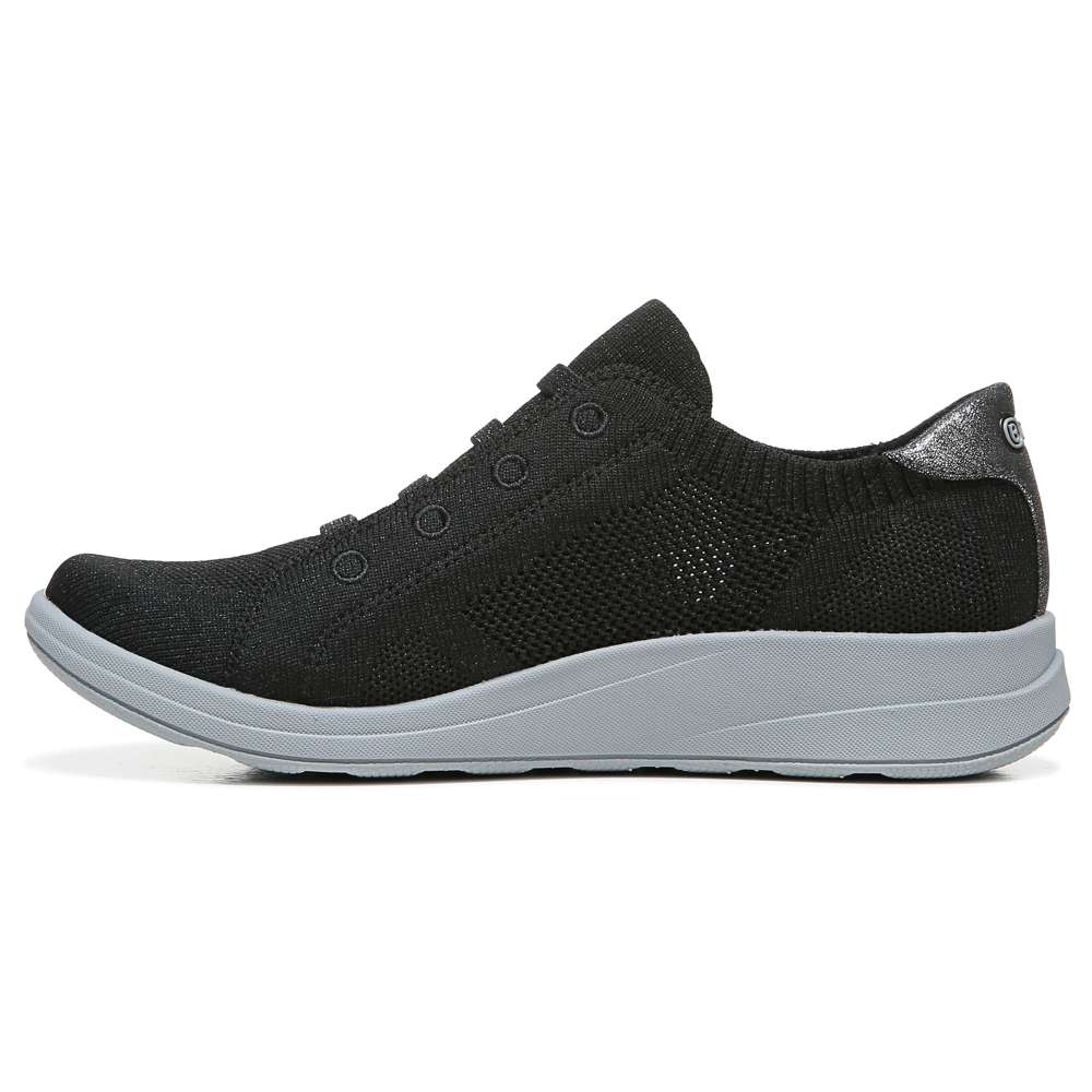 Golden Knit Slip-On Sneaker - Black