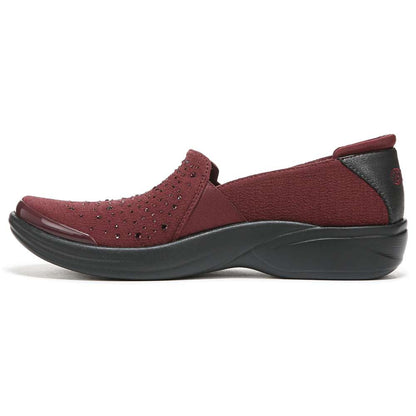 Poppyseed Slip-On - Windsor Red Rhinestone