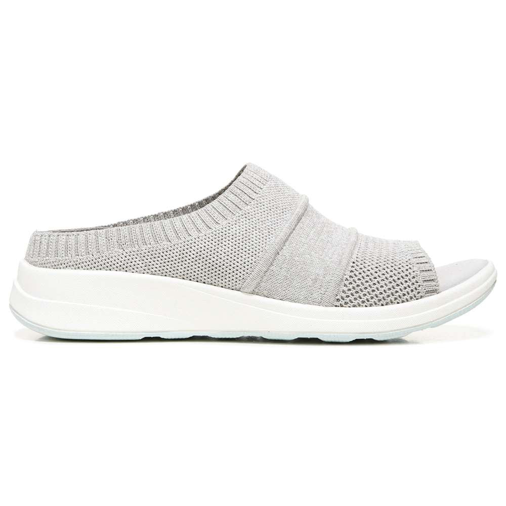 Iconic Slide - Oyster/Silver Smoke