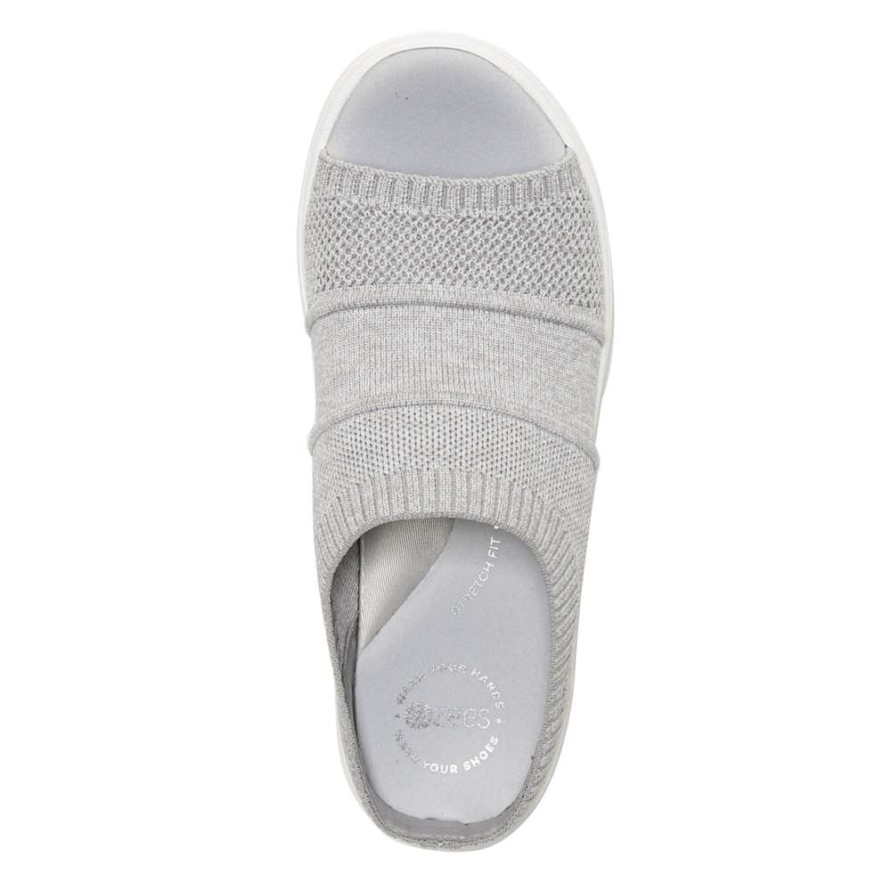 Iconic Slide - Oyster/Silver Smoke