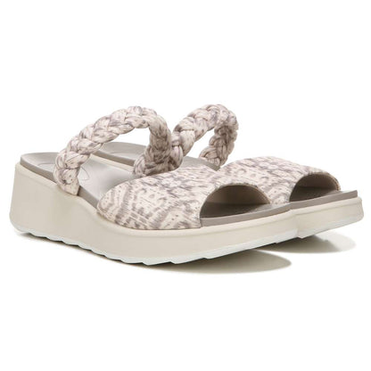 New Wave Slide Sandal - Natural Ikat