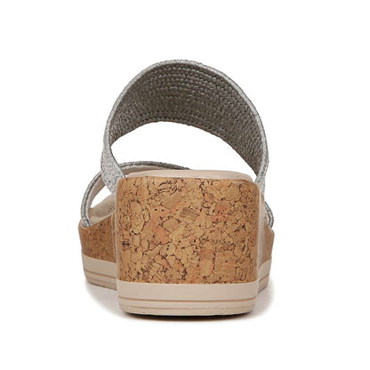 Resort Wedge - Silver Stretch