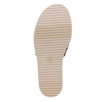 Runaway Slide Wedge Sandal - Black Multi