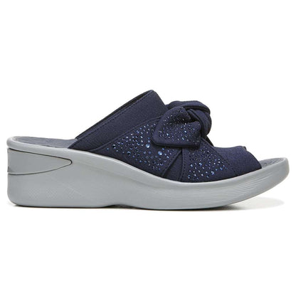 Smile Bright Wedge - Navy