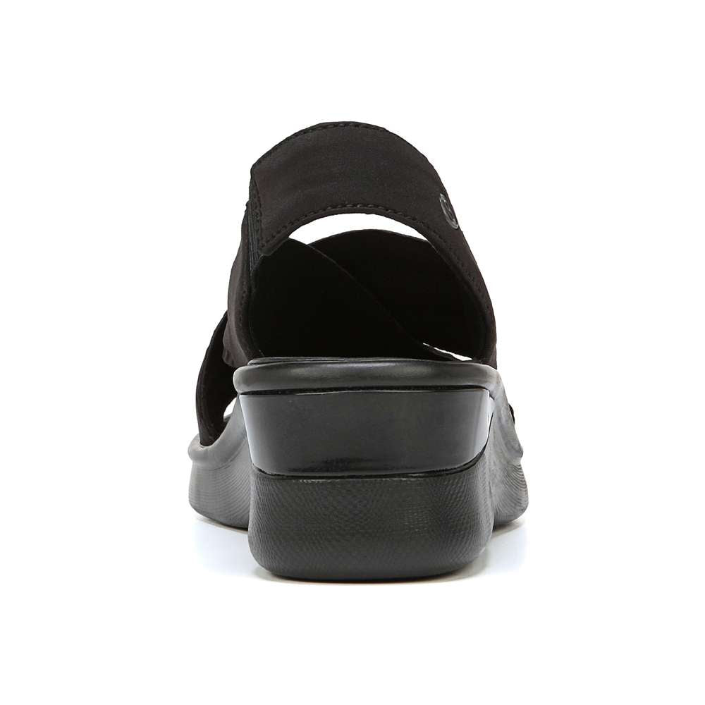 Sunset Wedge Sandal - Black