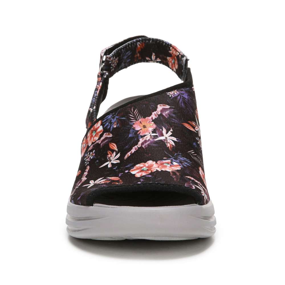 Viva Wedge - Black Tropical