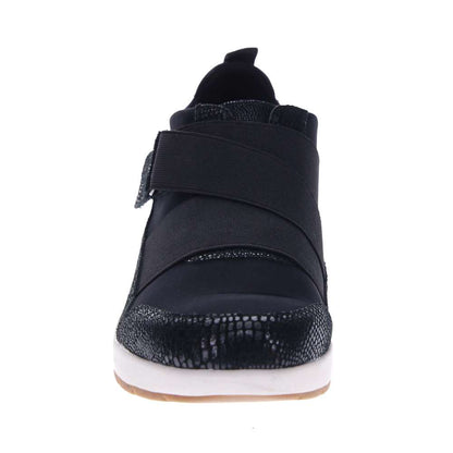Virginia Adjustable Sneaker - Black Lizard