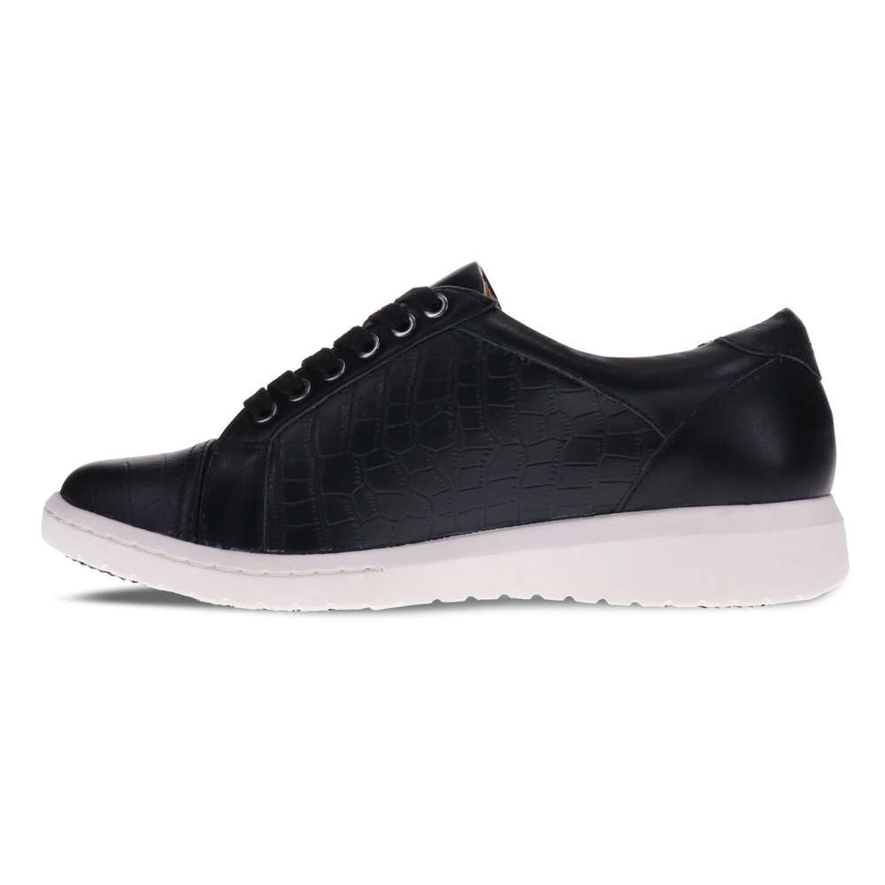Belinda Casual Sneaker - Black Croc