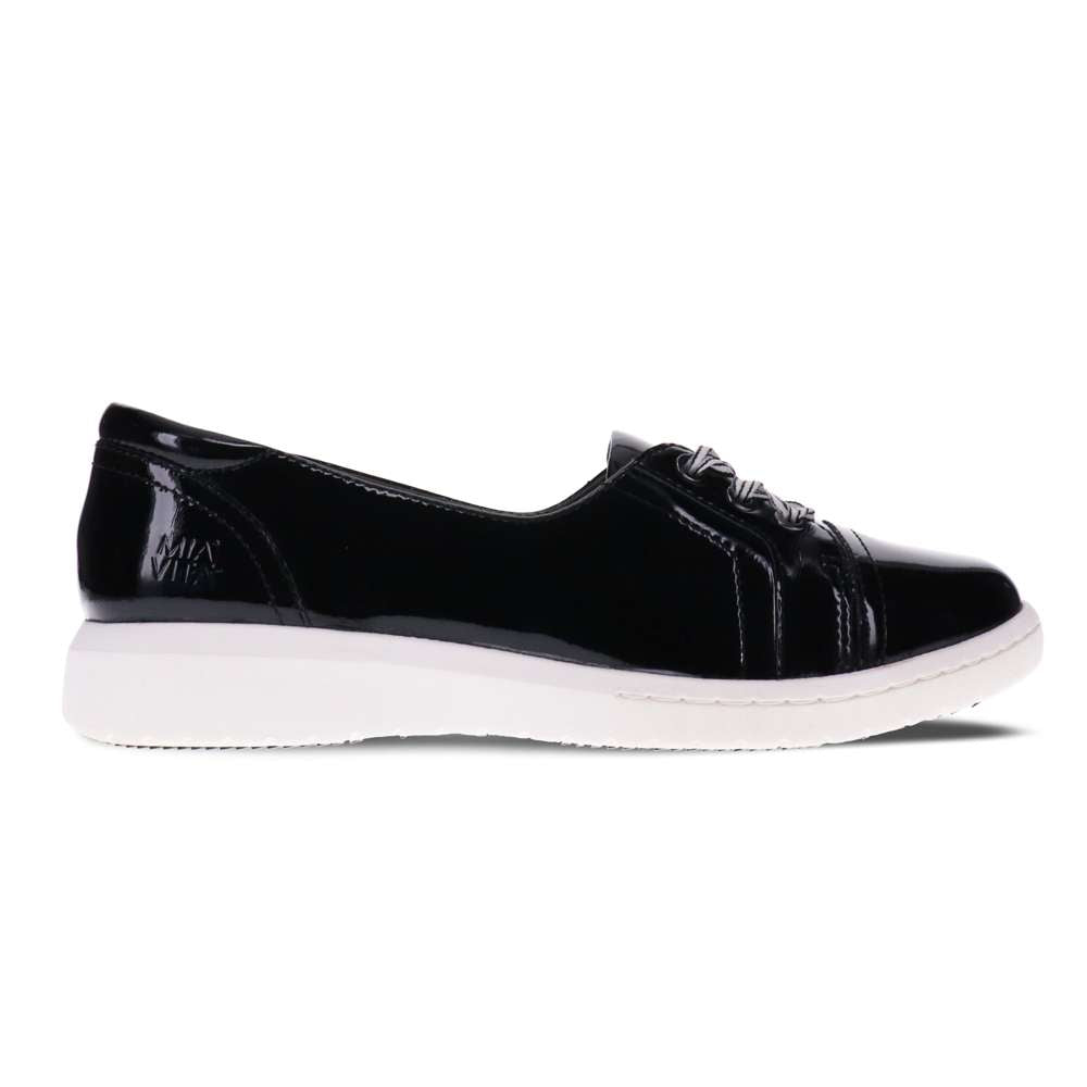 Bridgette Slip-On Sneaker - Black Patent