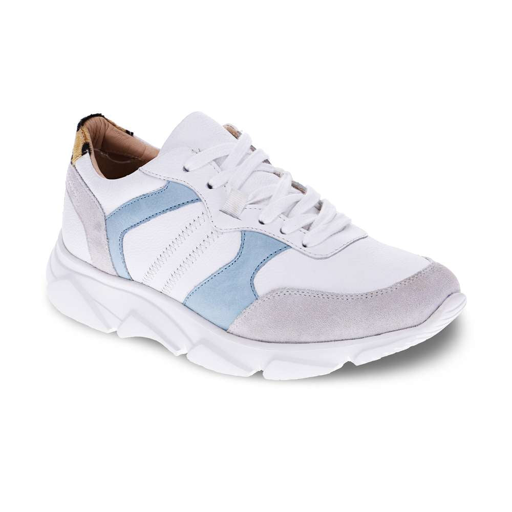 Chloe Casual Sneaker - White/Blue