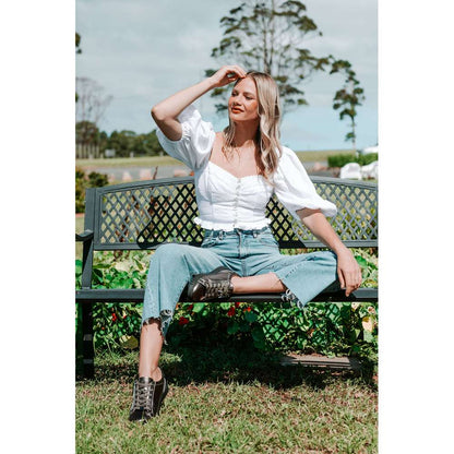 Luna Lace-Up Sneaker - Bronze