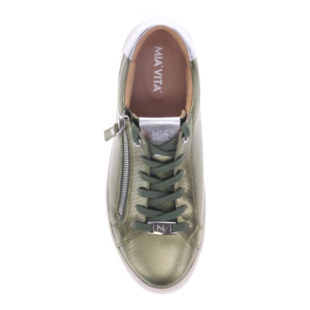 Luna Lace-Up Sneaker - Green