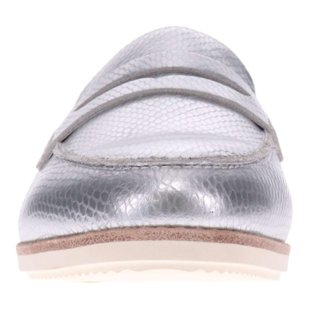 Remi Casual Slip on - Silver Snake