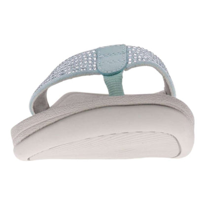 Allora Toe Post Sandal - Jade Rhinestone