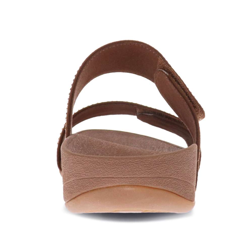 Avoca Slide Sandal - Bronze Rhines Stone
