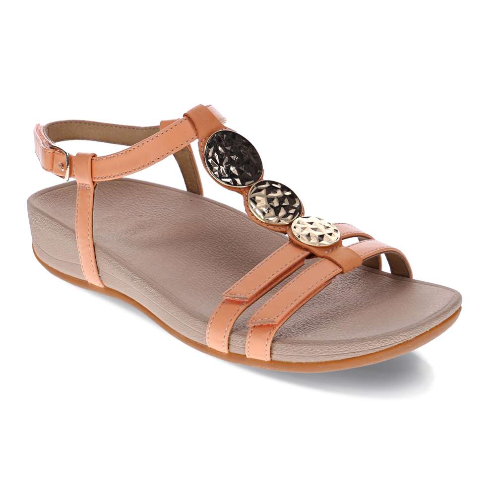 Ayla Adjustable Sandal - Apricot