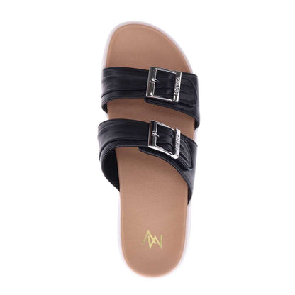 Bowie Slide Sandal - Black