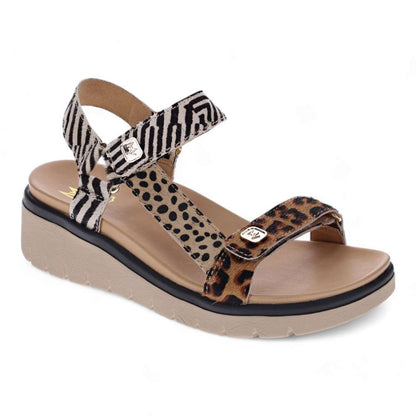 Candice Sandal - Leopard Multi