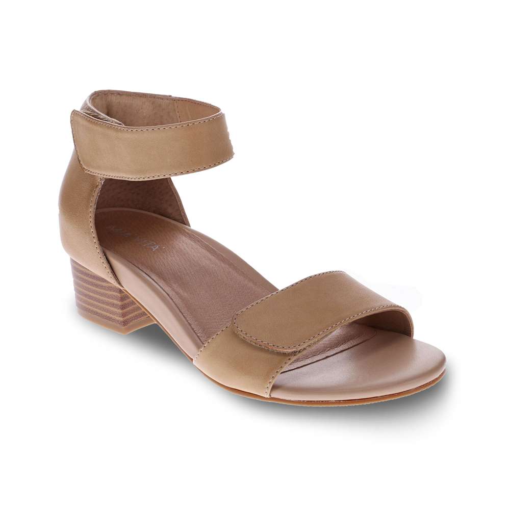 Kim Heeled Sandal - Beige
